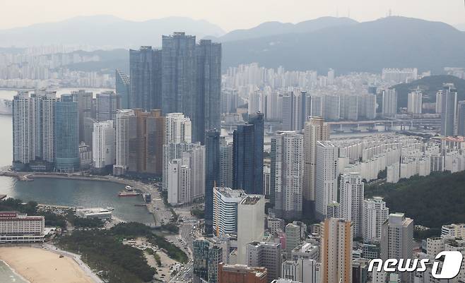 부산 해운대구 아파트 밀집 지역. 2021.6.7/뉴스1 ⓒ News1
