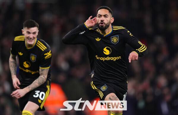 맨체스터 유나이티드 공격형 미드필더 마테우스 쿠냐. /사진=뉴시스(AP)