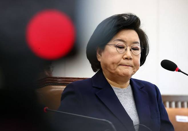 이혜훈 기획예산처 장관 후보자가 23일 오전 서울 여의도 국회 재정경제기획위원회 전체회의에서 열린 인사청문회에 출석해 있다.(공동취재) ⓒ뉴시스