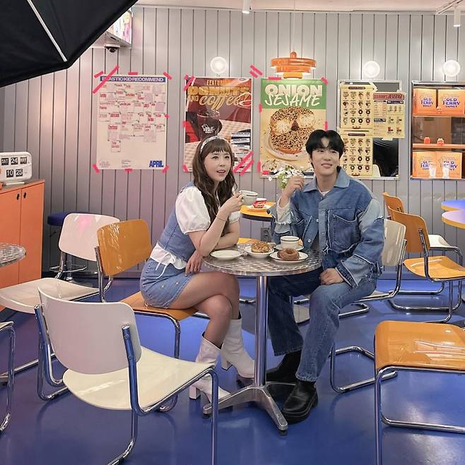 신지(왼쪽), 문원. 문원 인스타그램