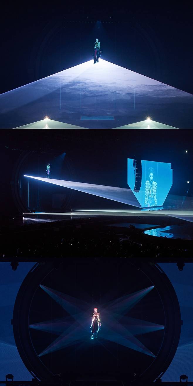 첫 번째와 두 번째는 '포오포 파일 낫 파운드', 세 번째는 '포오포 로딩' 무대 모습. SM엔터테인먼트 제공