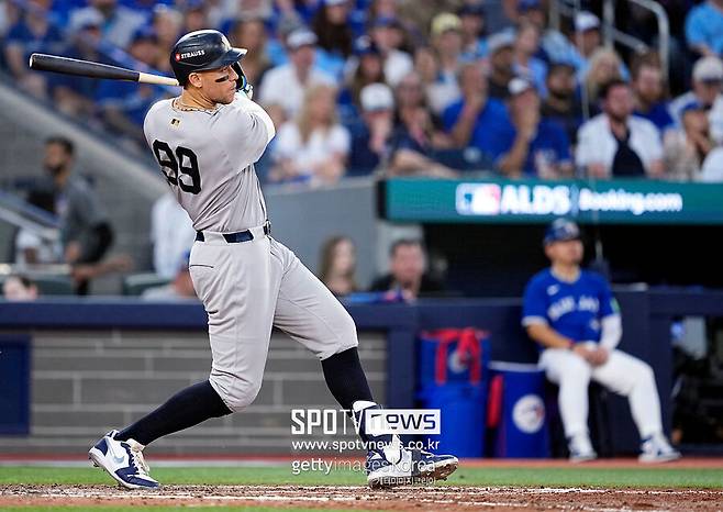 ▲ 애런 저지의 계약은 당시 역대 야수 연 평균 최고 금액이었으나 지금은 헐값 계약으로 평가를 받고 있다