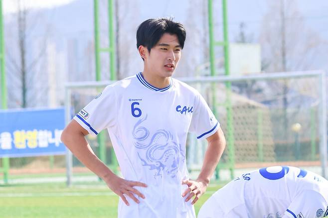 ▲ 중앙대 박준. ⓒ한국대학축구연맹