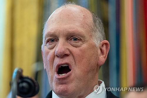 미국 백악관 국경 차르 톰 호먼 [AP 연합뉴스 자료사진. 재판매 및 DB 금지]