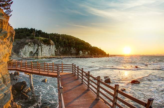 ▲ 호미반도 해안둘레길