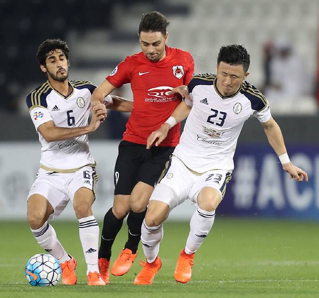 알와흐다 시절 임창우. 사진=AFPBB NEWS