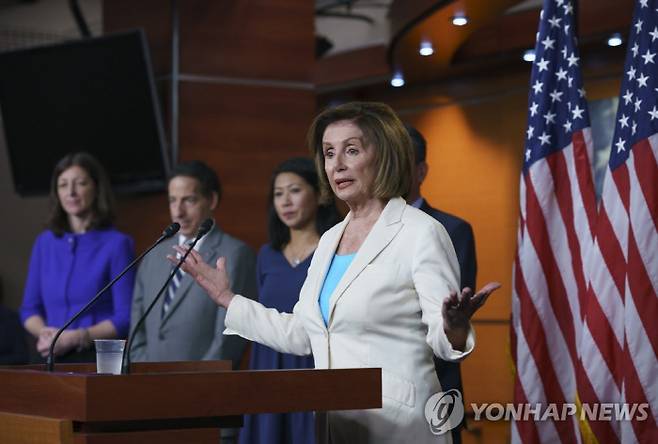 낸시 팰로시 전 하원의장. AP연합