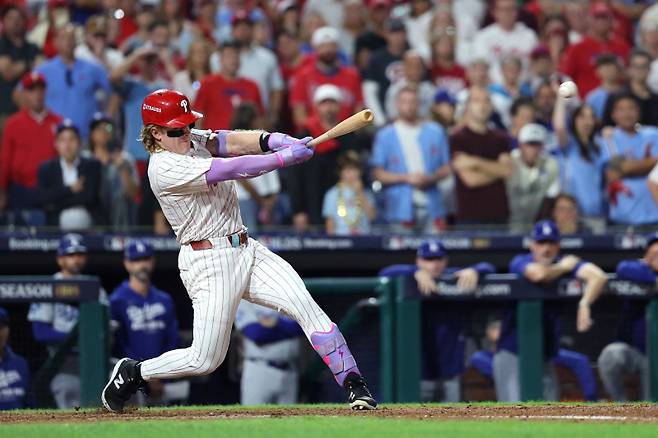 <yonhap photo-1548="">지난 시즌 타격에서도 눈을 뜬 해리슨 베이더. [AFP=연합뉴스]</yonhap>