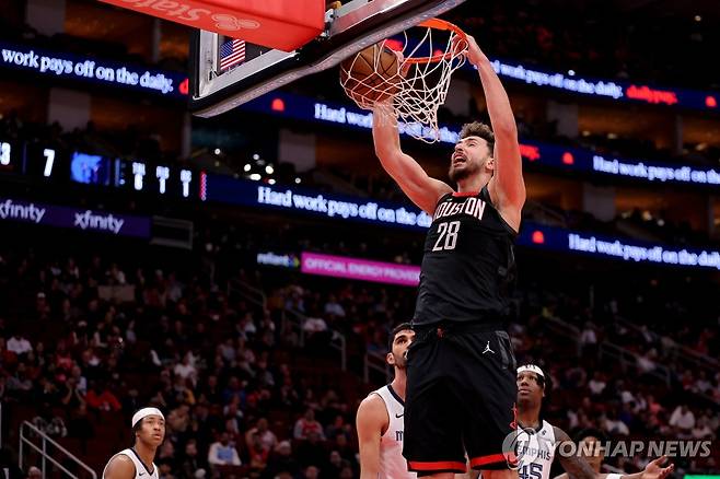 덩크하는 알페렌 셍귄 [Imagn Images=연합뉴스]