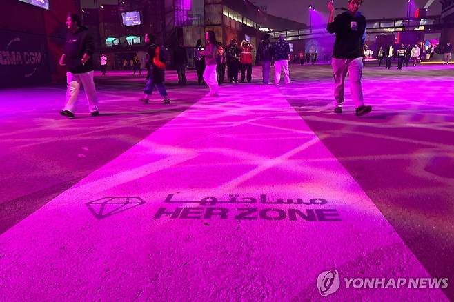2025년 12월 사우디 리야드에서 열린 음악축제 현장. [AP 연합뉴스 자료사진. 재판매 및 DB 금지]
