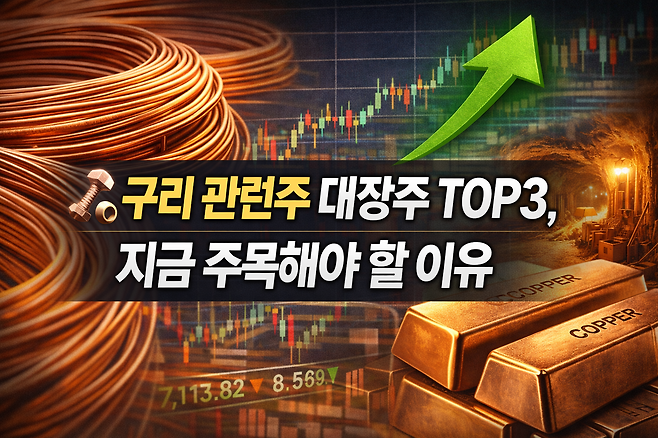 구리 관련주 대장주 TOP3 지금 주목해야 할 이유