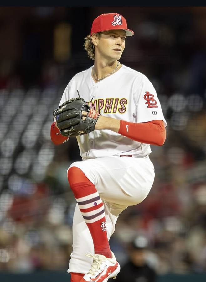 마이너리그 시절 커티스 테일러. 사진제공=커티스 테일러 SNS