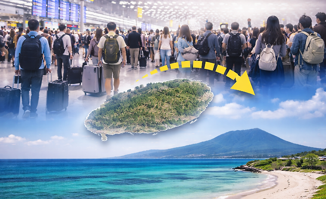 붐비는 공항, 달라진 선택.