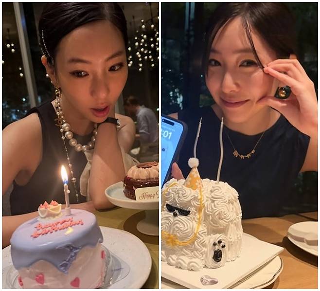 이진이는 최근 자신의 SNS를 통해 생일을 기념한 사진 여러 장을 공개했다. / 사진 = 이진이 SNS