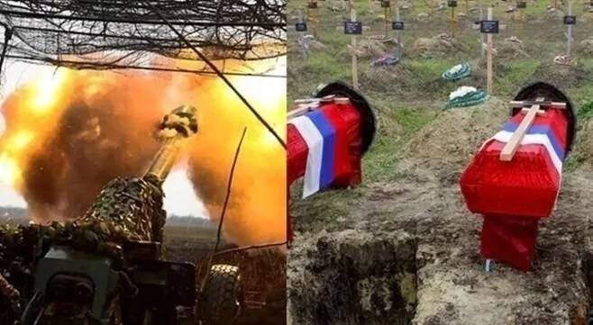 러시아와 우크라이나 전쟁의 총사상자 수가 올해 봄 200만명에 달할 것이라는 연구가 나왔다. 자료사진
