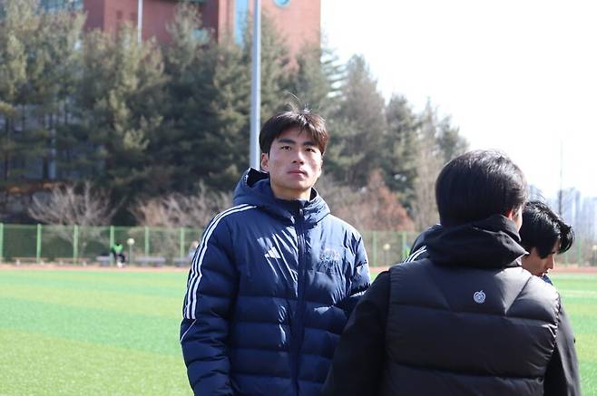 ▲ 중앙대 김수민. ⓒ한국대학축구연맹