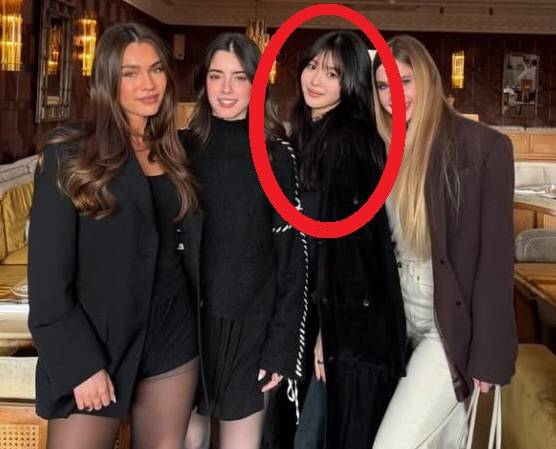 이강인의 여자친구로 알려진 박상효 씨(빨간 원). /사진=안젤리나 자바르니 SNS 갈무리