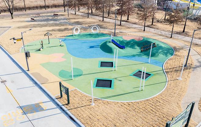 ▲ 최근 개장한 낙동강 체육공원 내 제2캠핑장