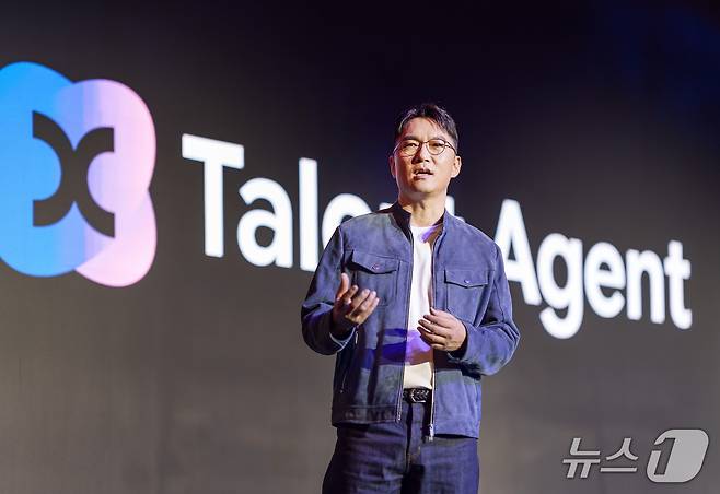 윤현준 잡코리아 대표가 신규 서비스를 소개하고 있다.(잡코리아 제공)