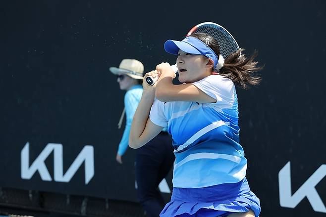 2026 호주오픈 14세 여자부에서 아쉽게 4강 진출에 실패한 임예린