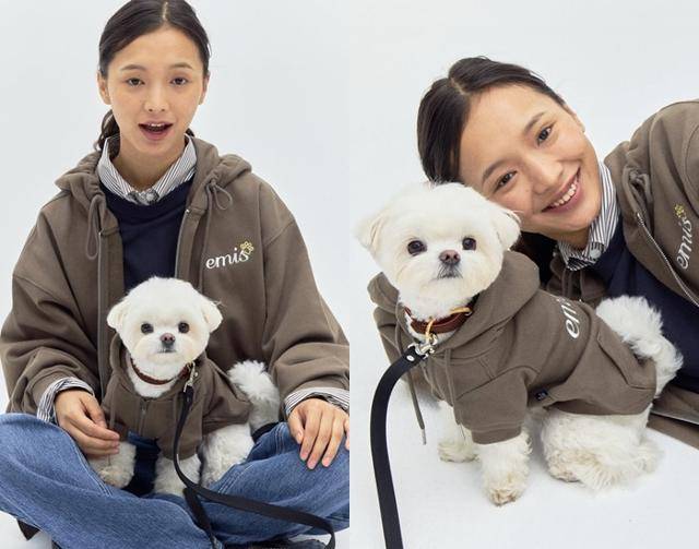 : 브랜드 이미스(EMIS)의 펫 제품 모델도 했개! 보호자 제공