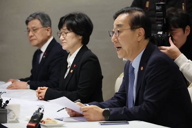 김윤덕 국토교통부 장관이 29일 서울 종로구 정부서울청사에서 열린 주택공급촉진 관계장관회의에서 발언하고 있다. 사진=연합뉴스