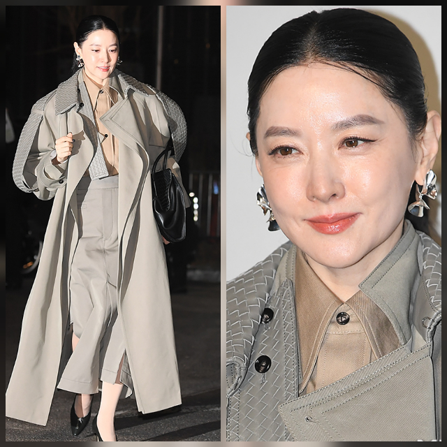 이영애라서 가능했다. 가방을 해체해 옷으로 만들어 입어도 어울릴 것 같은 인물. 보테가 베네타가 그녀를 선택한 이유는 바로 그 지점에 있었다. 사진=천정환 기자