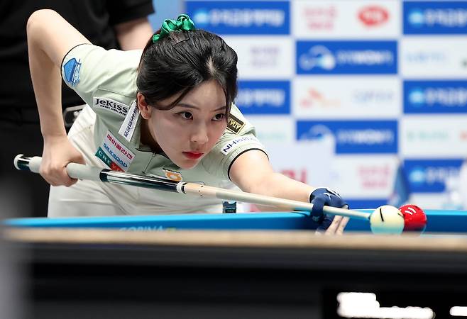 LPBA 16강에 합류한 정수빈  [PBA 제공. 재판매 및 DB 금지]