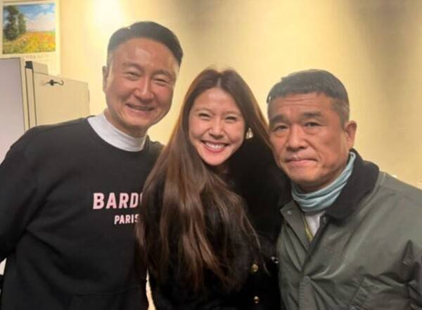 주영훈, 이윤미, 김건모(왼쪽부터). ⓒ주영훈 SNS 캡처