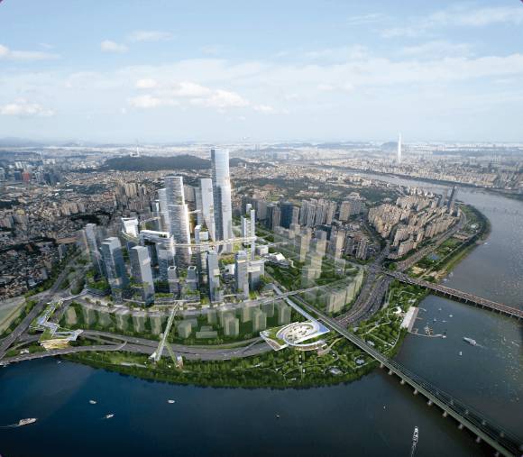 용산국제업무지구 조성 조감도. [사진=서울시]