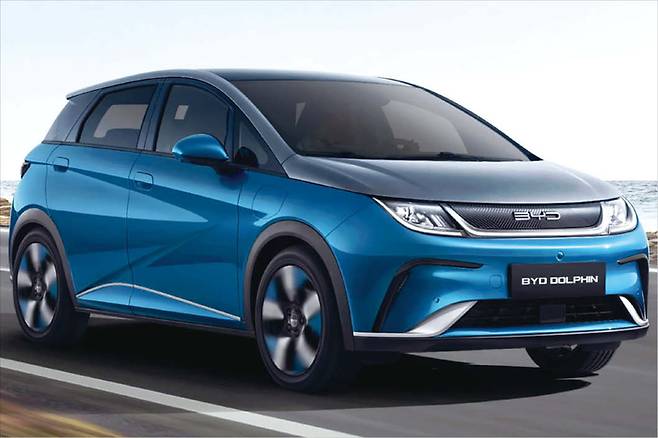 BYD는 2000만원대 소형 전기차 ‘돌핀’을 출시해 가격 파괴에 나설 예정이다.(BYD)