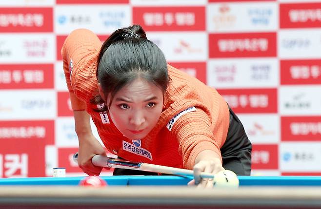 [서울=뉴시스] 여자 프로당구(LPBA) 우리금융캐피탈의 스롱 피아비. (사진=PBA 제공) *재판매 및 DB 금지