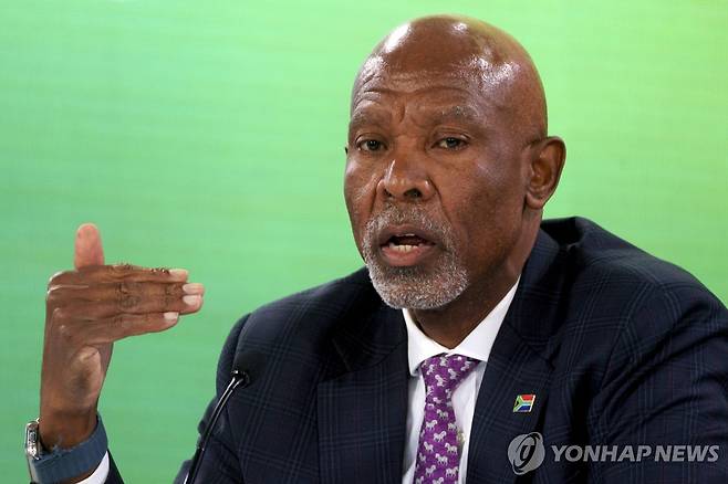 레세트야 칸야고 남아프리카 중앙은행 총재[EPA=연합뉴스 자료사진. 재판매 및 DB 금지]