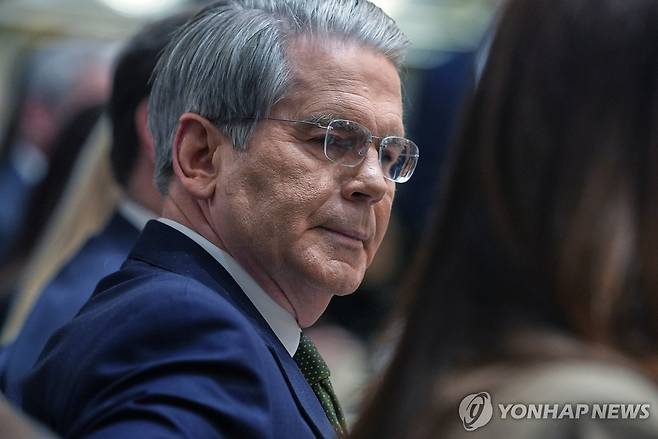 스콧 베선트 미국 재무장관 [워싱턴 AP=연합뉴스. 재판매 및 DB 금지]