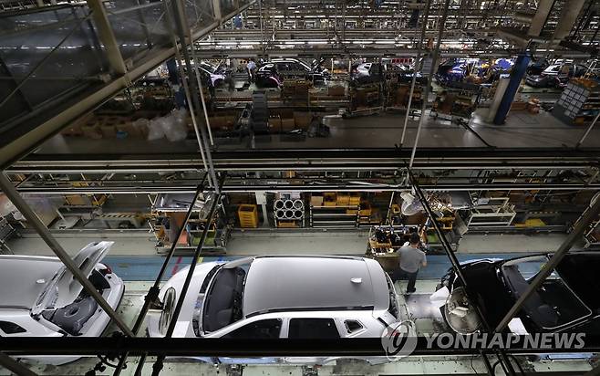 자동차 조립공장 [연합뉴스 자료사진]
