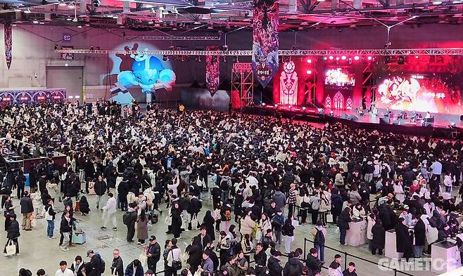 쿠키런: 킹덤 5주년 행사를 즐기기 위해 수많은 인파가 몰렸다 (사진=최은상 기자)