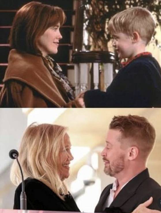 캐서린 오하라와 맥컬리 컬킨(왼쪽부터). 맥컬리 컬킨 SNS 캡처.