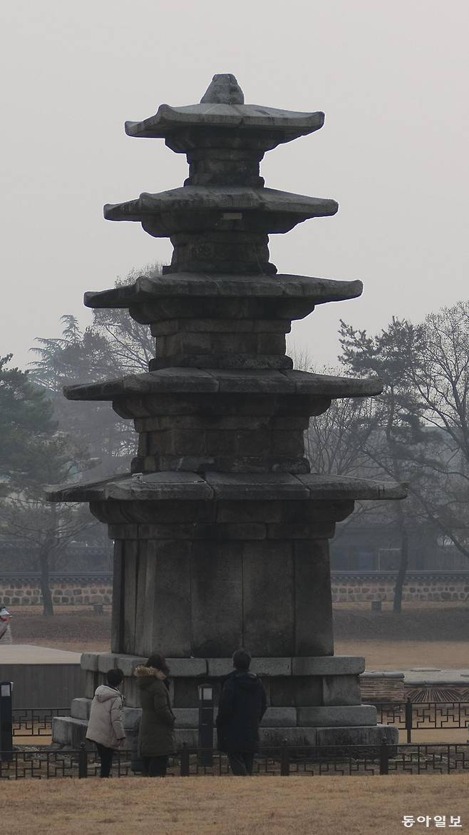 부여 정림사지 오층석탑.