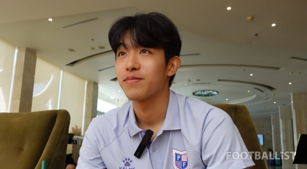 '아버지 서정원의 14번 달고' 파주 서동한의 새 도전 늦게 핀 꽃이 오래 간다 [방콕 인터뷰]