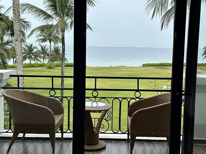 빌라동 발코니 모습 / 사진=권효정 여행+ 기자