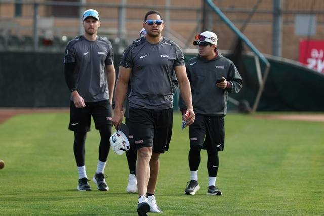 최근 불펜 피칭을 소화한 치리노스. 사진=LG 제공