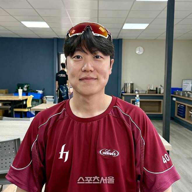 키움 박진형이 인터뷰에 임하고 있다. 가오슝 | 박연준 기자 duswns0628@sportsseoul.com