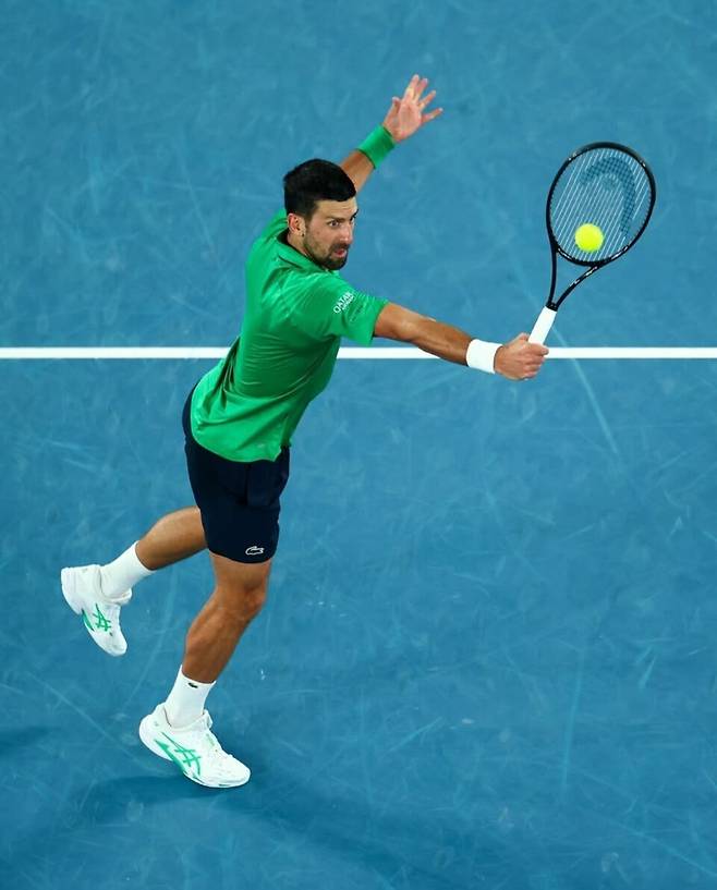 '리턴의 황제' 조코비치. 사진 호주오픈