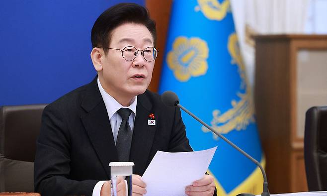 이재명 대통령. 청와대통신사진기자단