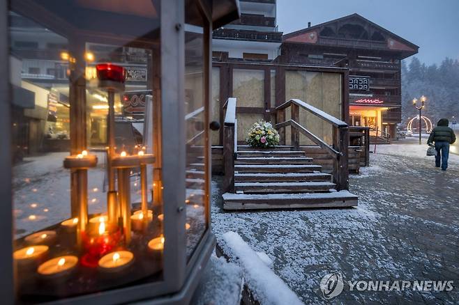 화재 발생한 스위스 술집 [AFP 연합뉴스 자료사진. 재판매 및 DB 금지]