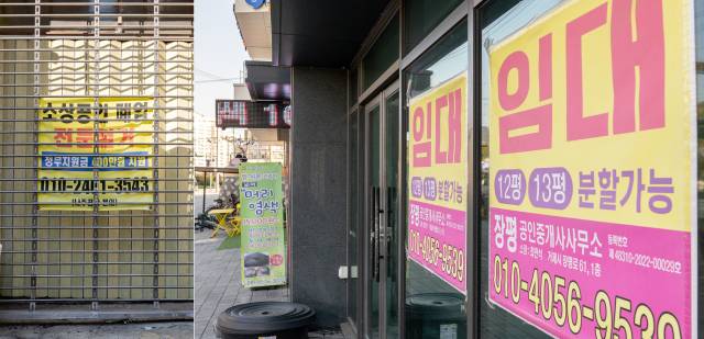 巨済市に事業所を置くサムスン重工業とハンファオーシャンは、10年ぶりの造船業ブームの中で記録的な業績を記録しているが、地元商業地区は停滞の泥沼から抜け出せないでいる。釜山日報DB