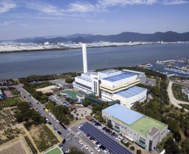 부산 강서구 명지 자원에너지센터 전경. 부산일보DB