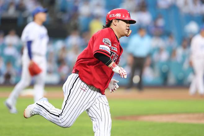 지난 시즌의 KIA 타이거즈 김선빈