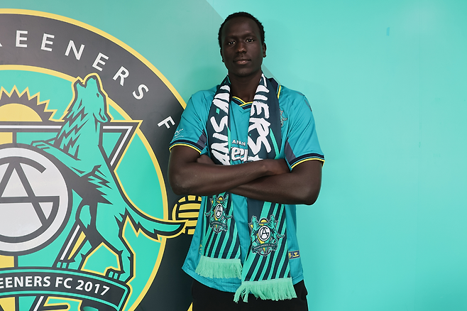 안산 새 외국인 공격수 마촙. 안산 제공