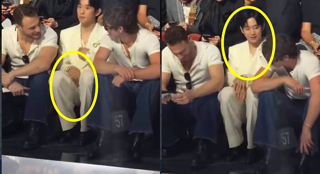 정해인, 온라인 커뮤니티. 돌체앤가바나의 밀란 패션 위크 행사